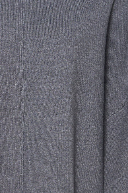Pull col O - gris