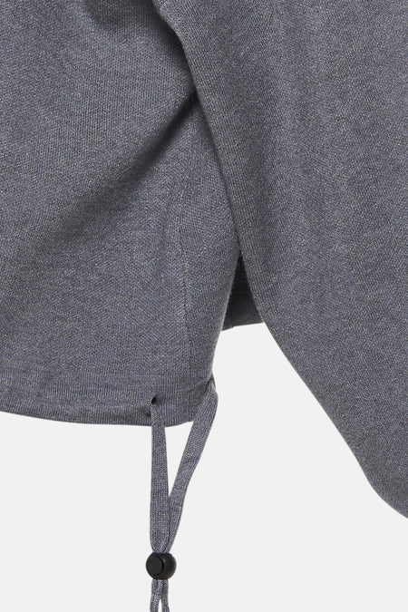 Pull col O - gris