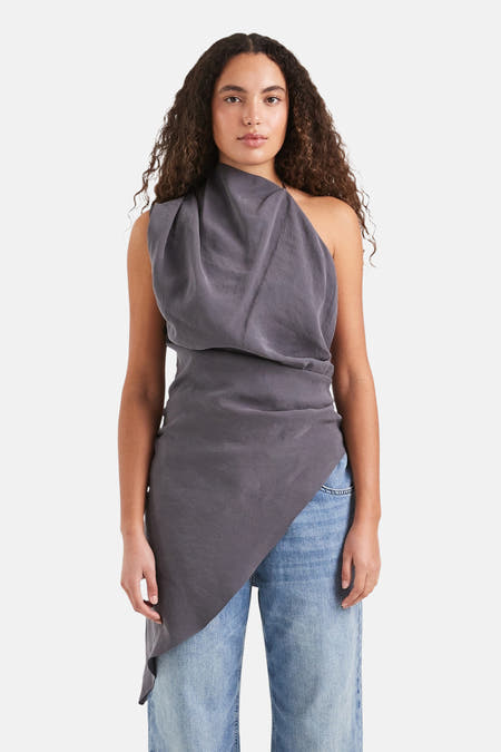 Blouse sans manches - Charcoal Gray