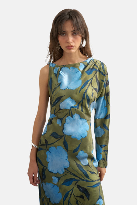 Robe à manches longues - Khaki