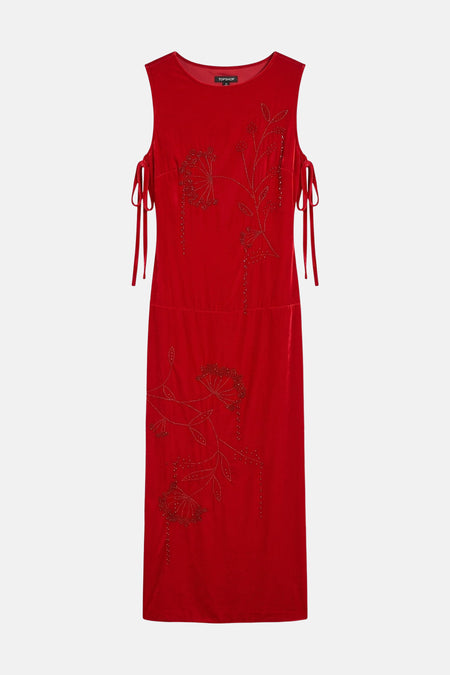Robe sans manches - rouge