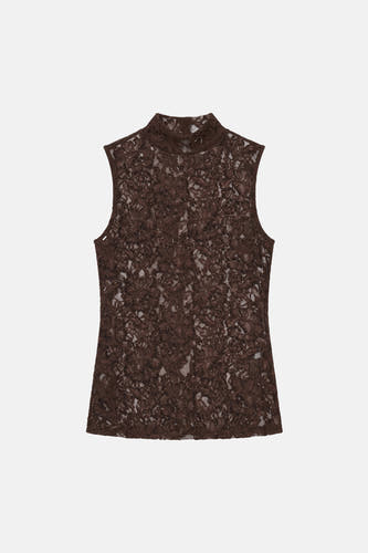 T-shirt (manches courtes) brun - TOPSHOP