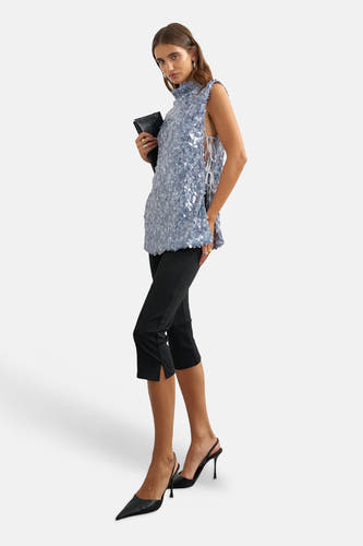 Chemisier (sans manches) bleu - TOPSHOP