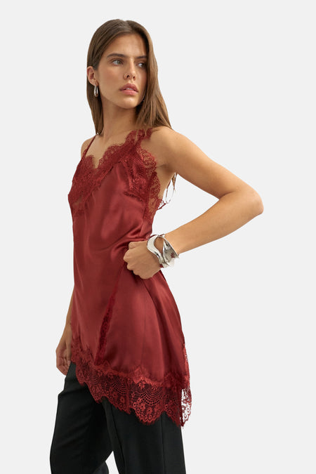 Chemisier (sans manches) rouge - TOPSHOP