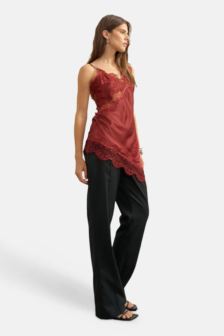 Chemisier (sans manches) rouge - TOPSHOP