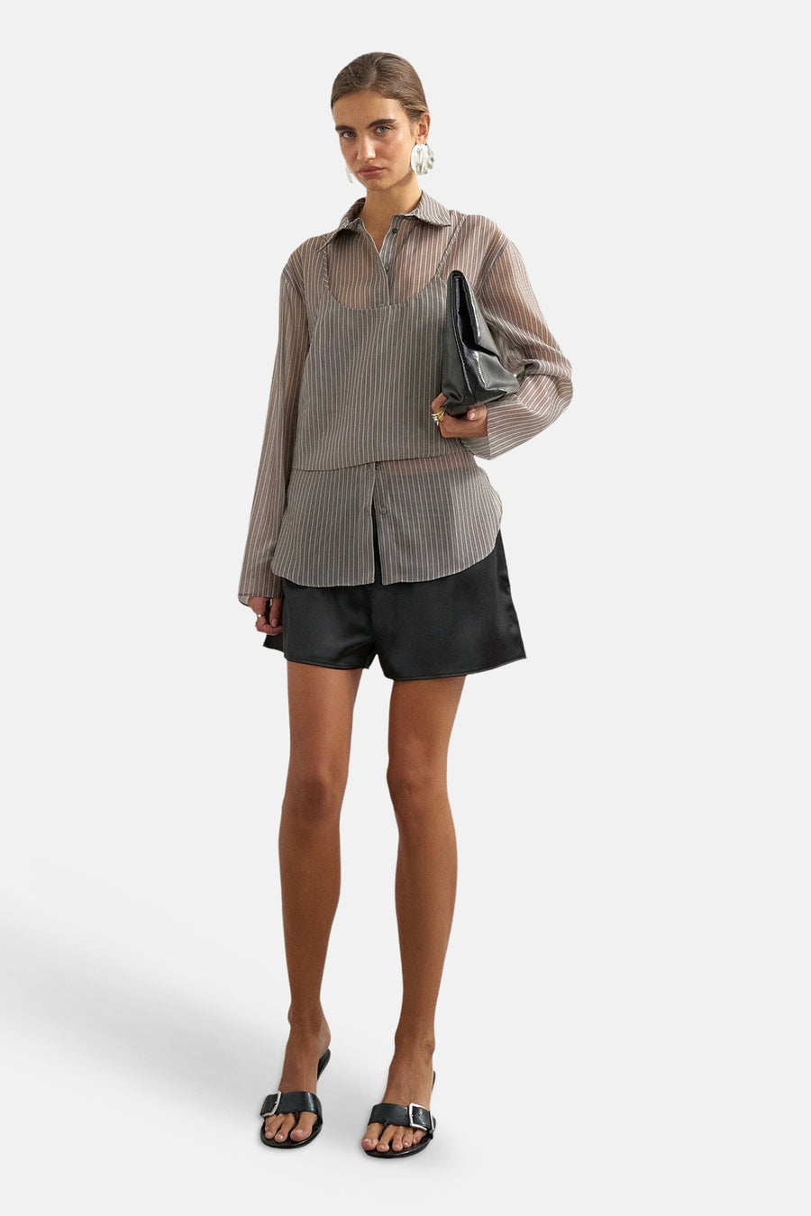 Chemisier (manches longues) vert - TOPSHOP