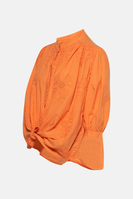 Chemisier (manches longues) Orange - Terra di Siena