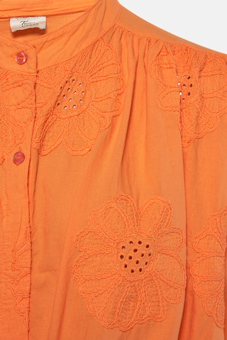 Chemisier (manches longues) Orange - Terra di Siena