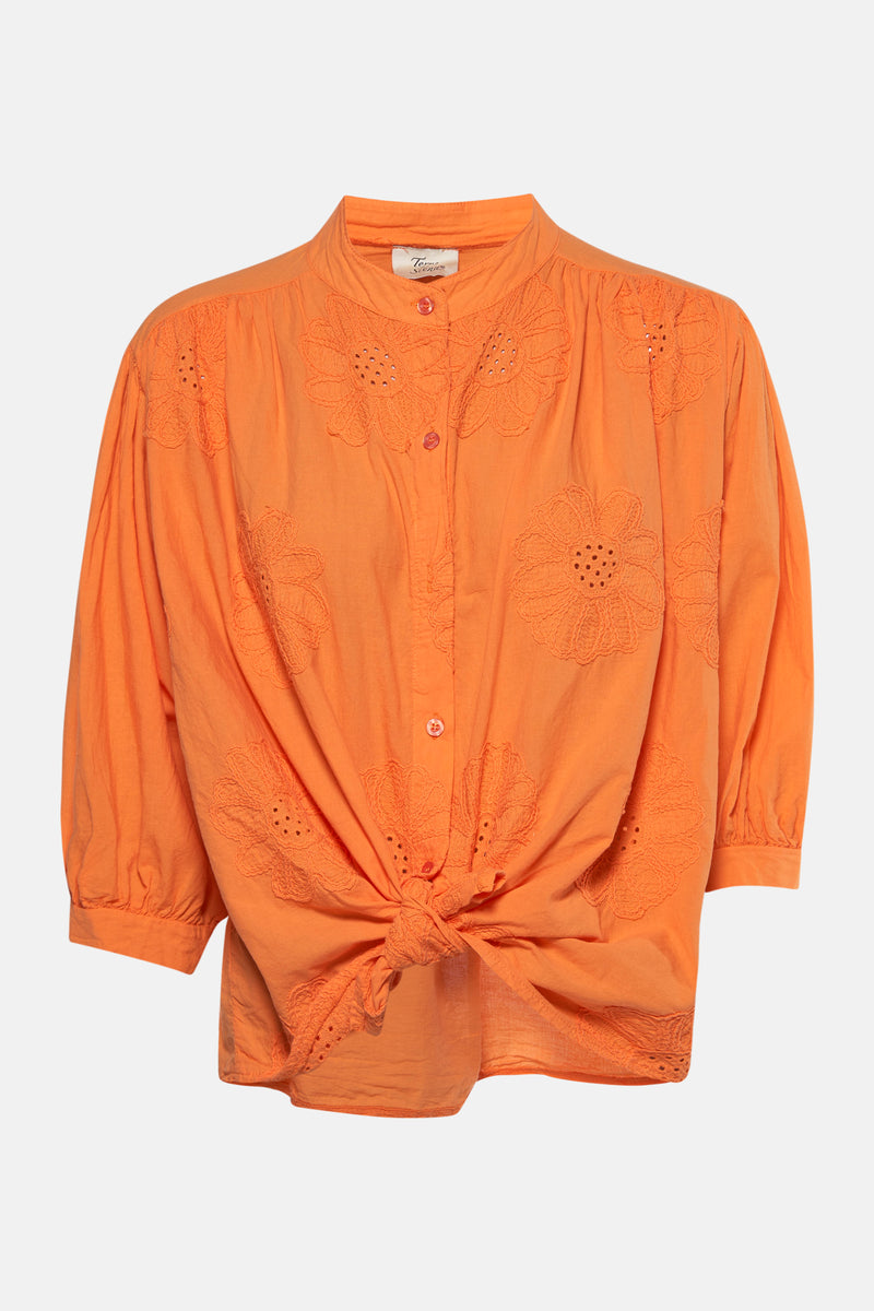Chemisier (manches longues) Orange - Terra di Siena