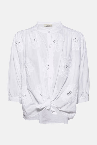 Chemise à manches longues - blanc