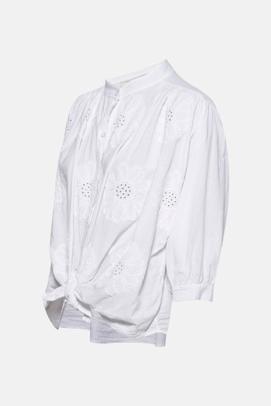 Chemise à manches longues - blanc