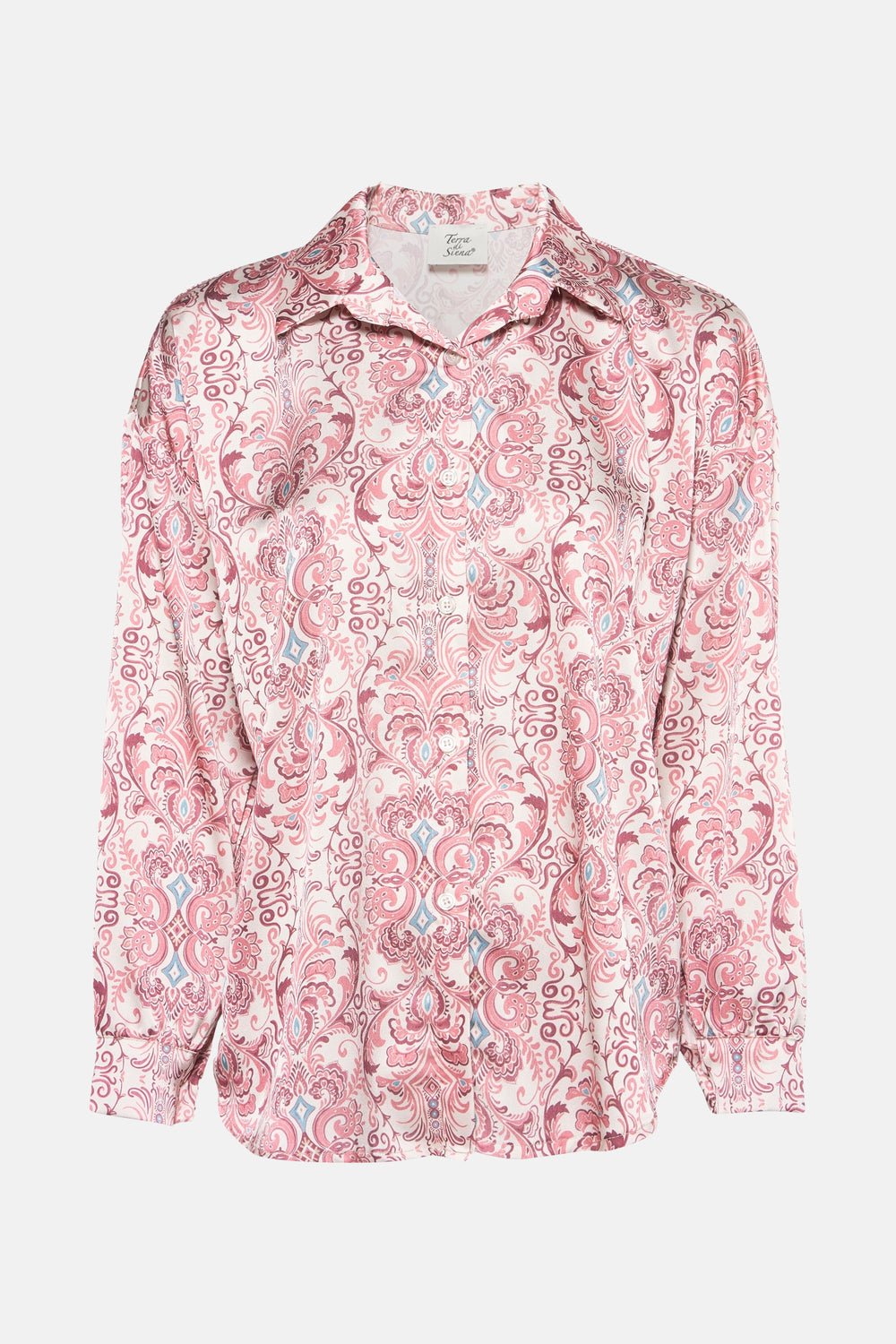 Chemisier (manches longues) Rose - Terra di Siena