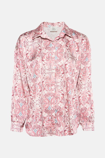 Chemisier (manches longues) Rose - Terra di Siena