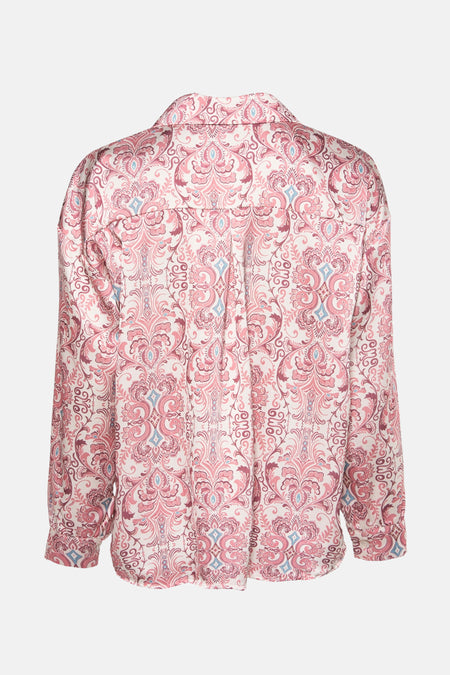 Chemisier (manches longues) Rose - Terra di Siena