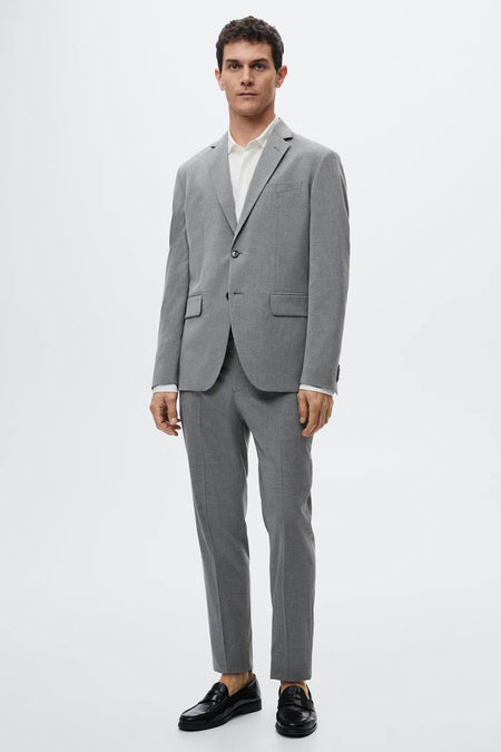 Blazer Gris - Mango
