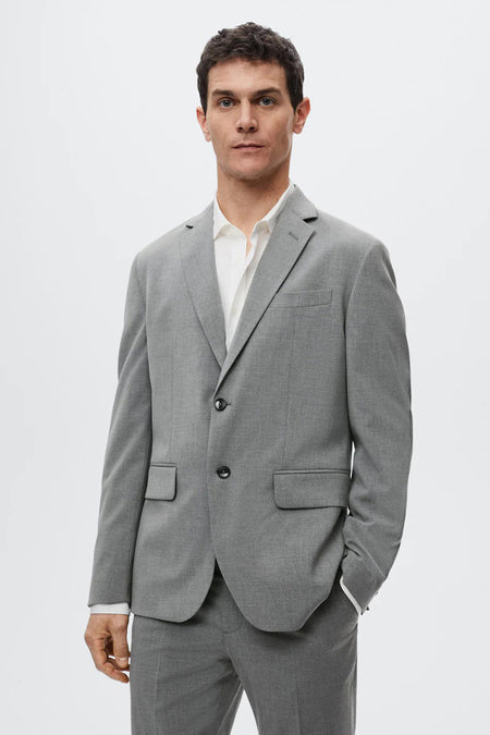 Blazer Gris - Mango