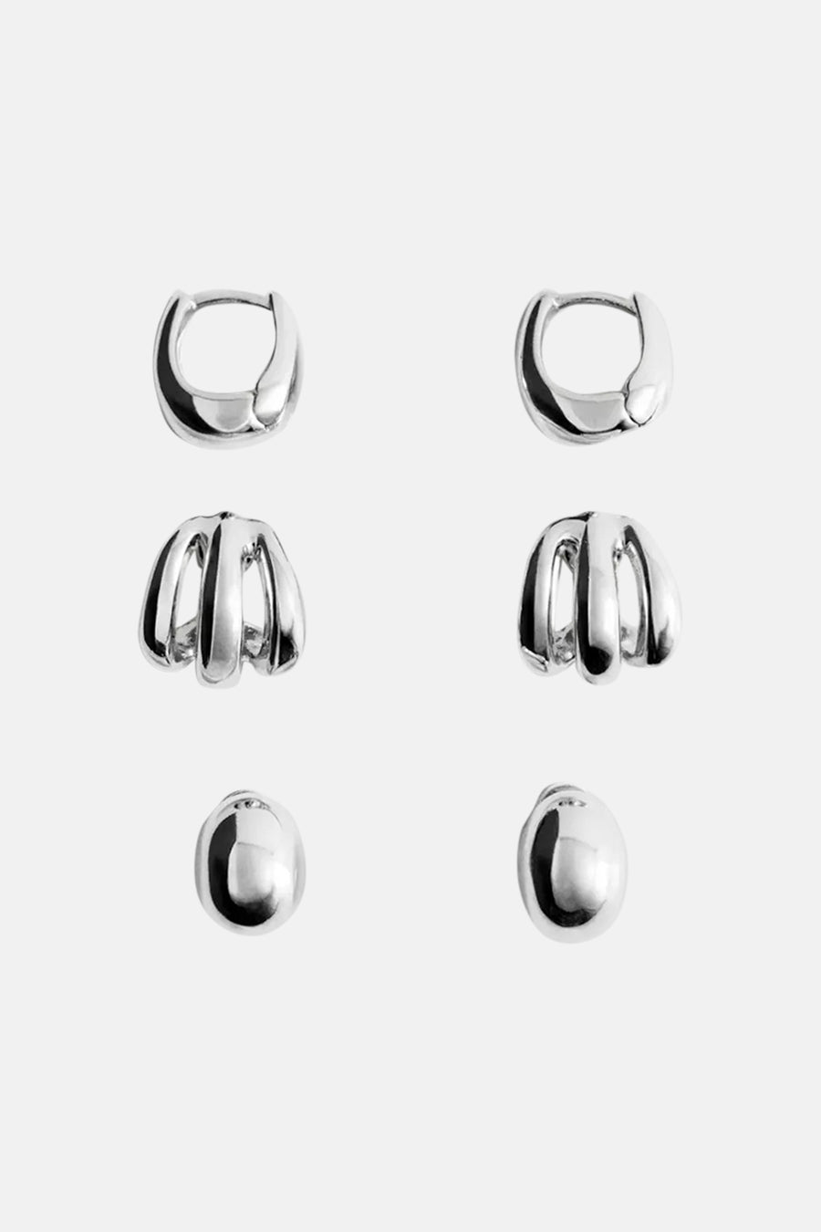 Boucles d'oreilles - argenté