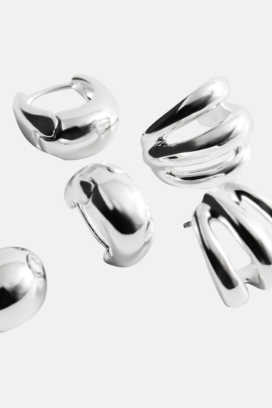 Boucles d'oreilles - argenté