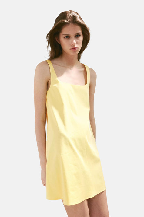 Robe sans manches - jaune