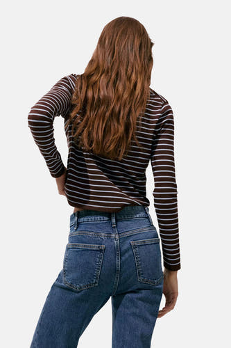 Pull col O - brun