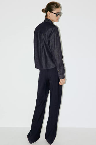 Blouse à manches longues - denim