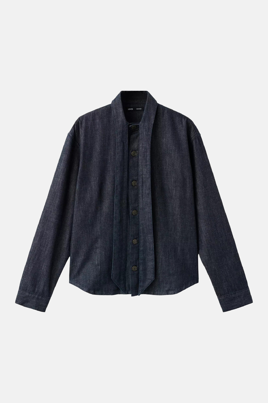 Blouse à manches longues - denim