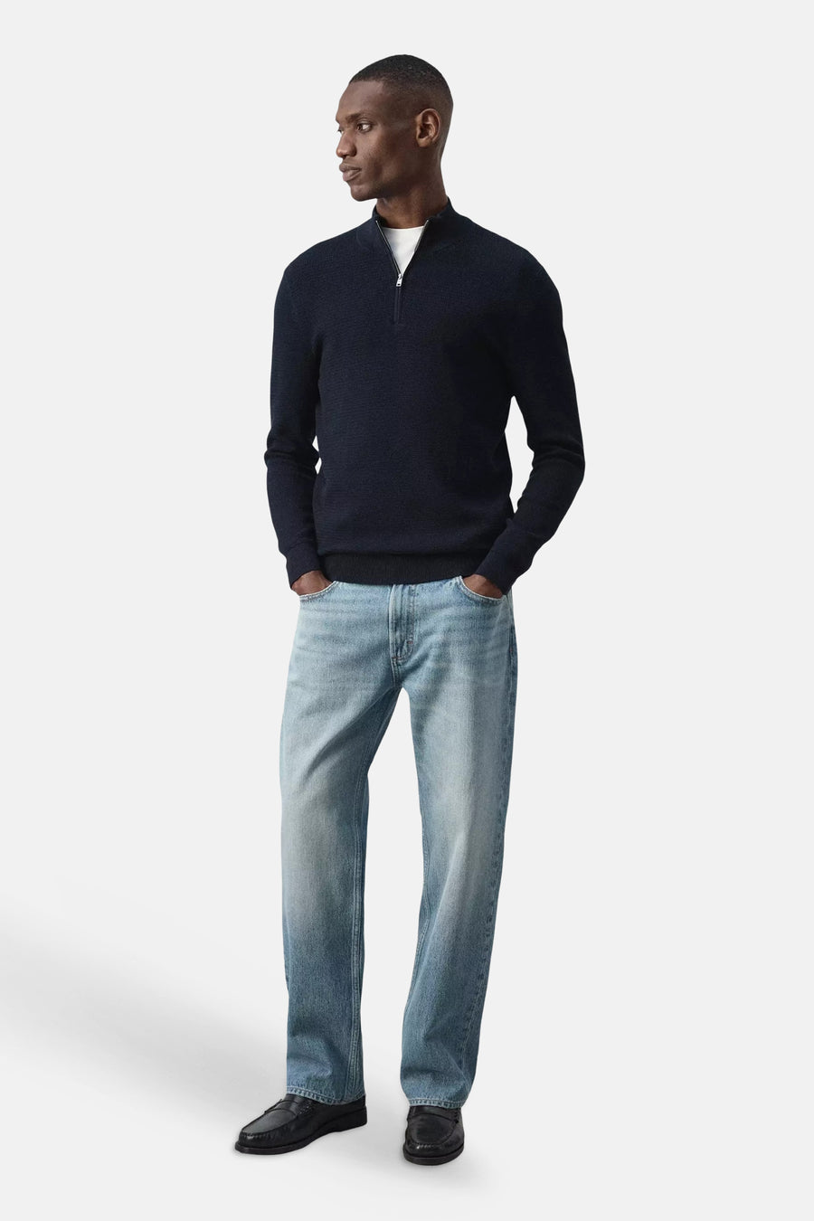 MOBY - mid blue denim