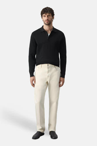 Pull col V - noir