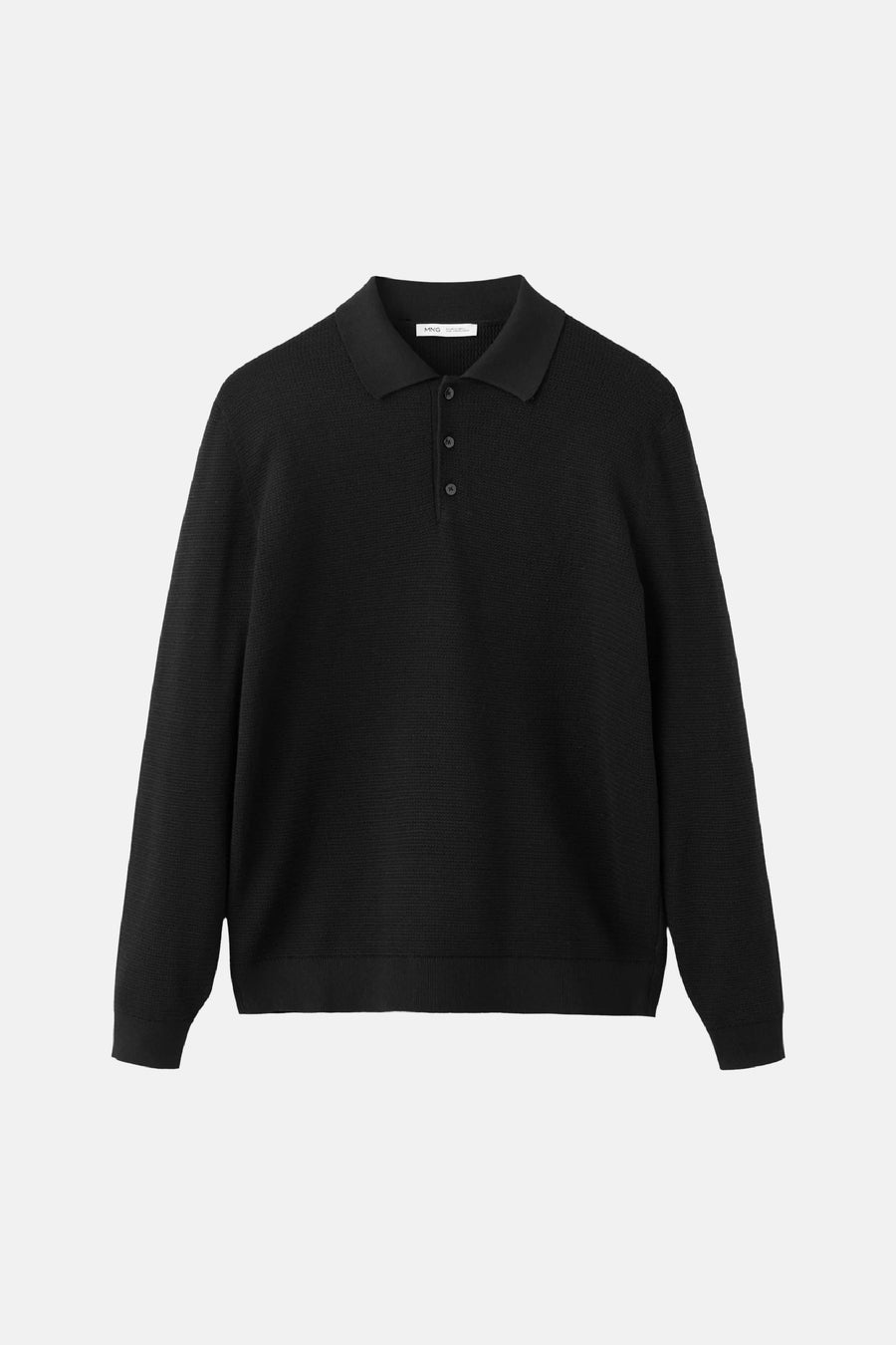 Pull col V - noir