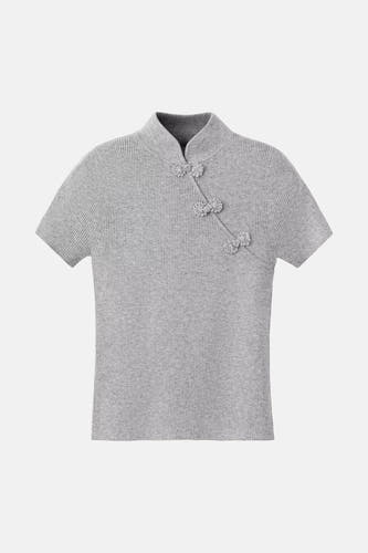 Pull à manches courtes - gris