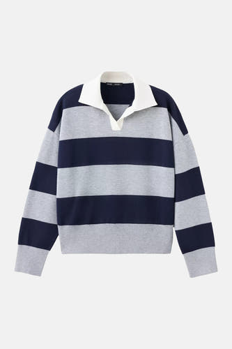 Pull col V - multicolore