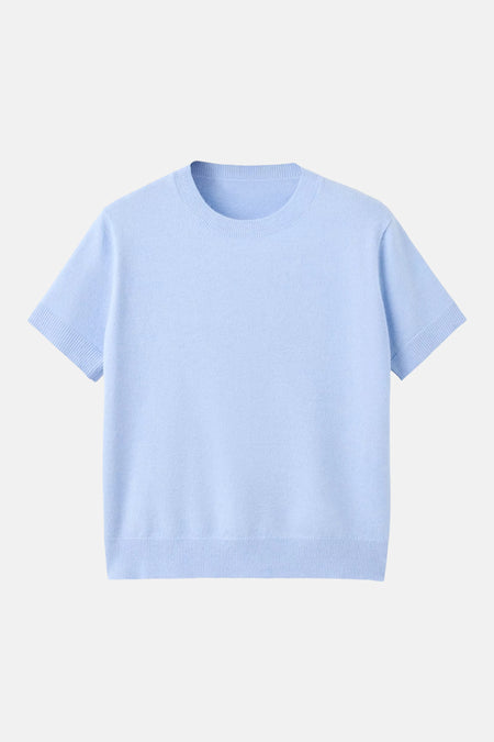 Pull à manches courtes - bleu