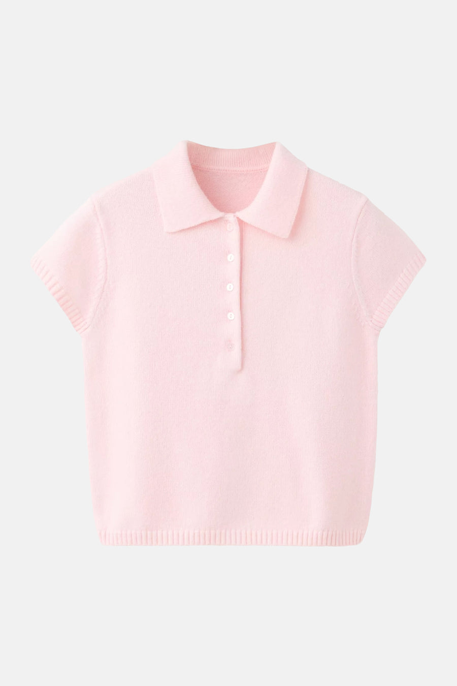 Pull à manches courtes - rose