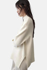 Pull col roulé blanc - MANGO