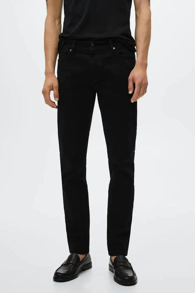 Jeans slim Black denim - Mango
