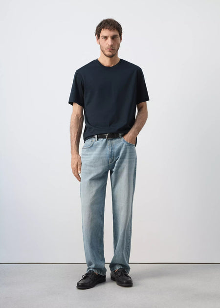 T-shirt (manches courtes) bleu - MANGO