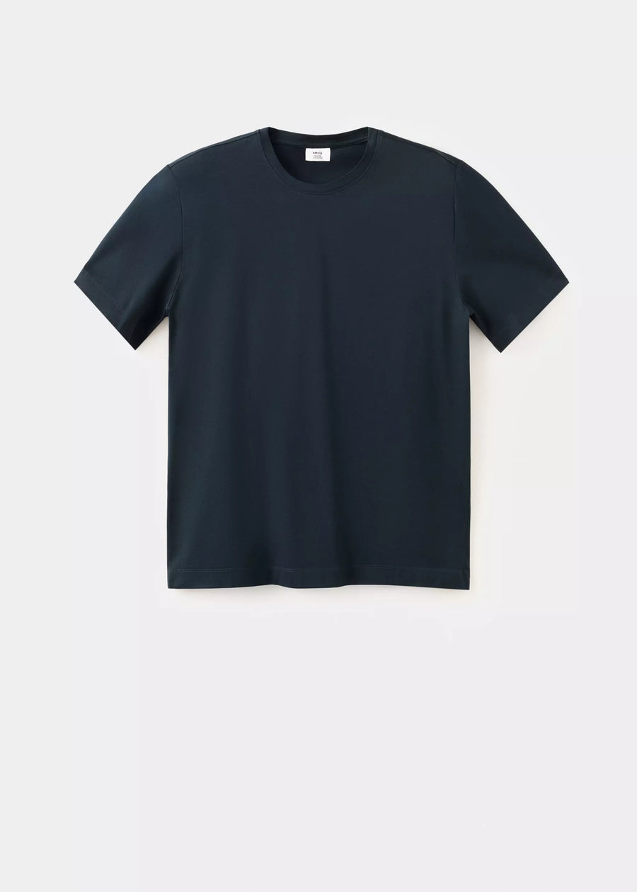 T-shirt (manches courtes) bleu - MANGO