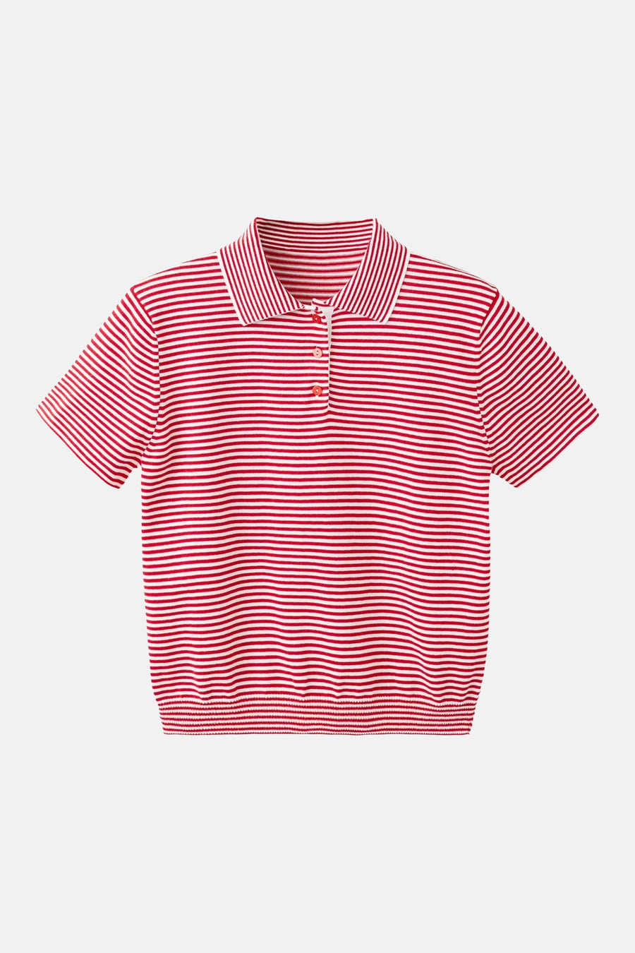 Polo à manches courtes - Rouge