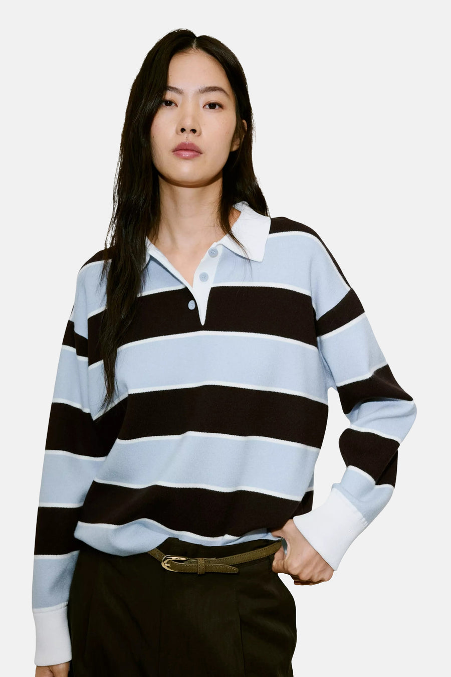 Pull col O - multicolore