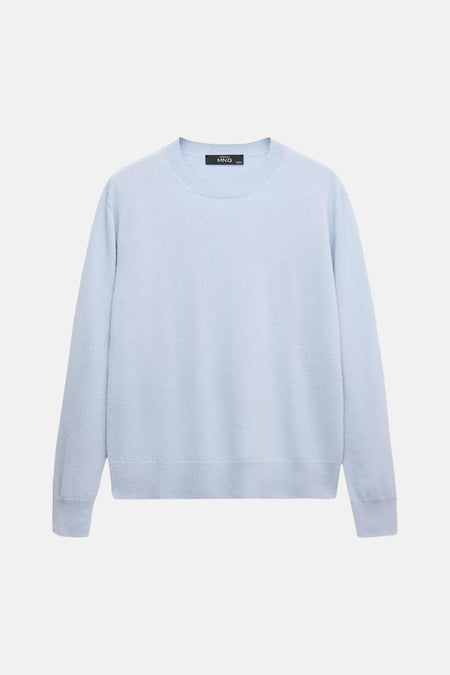 Pull col O - bleu