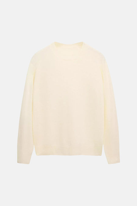 Pull col O - jaune