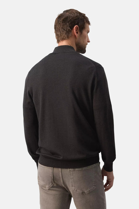 Pull à col roulant - brun