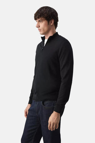 Pull à col roulant - bleu