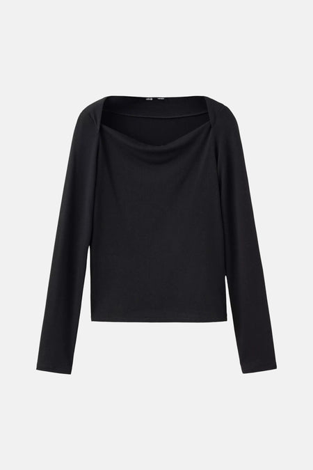 T-shirt à manches longues - noir