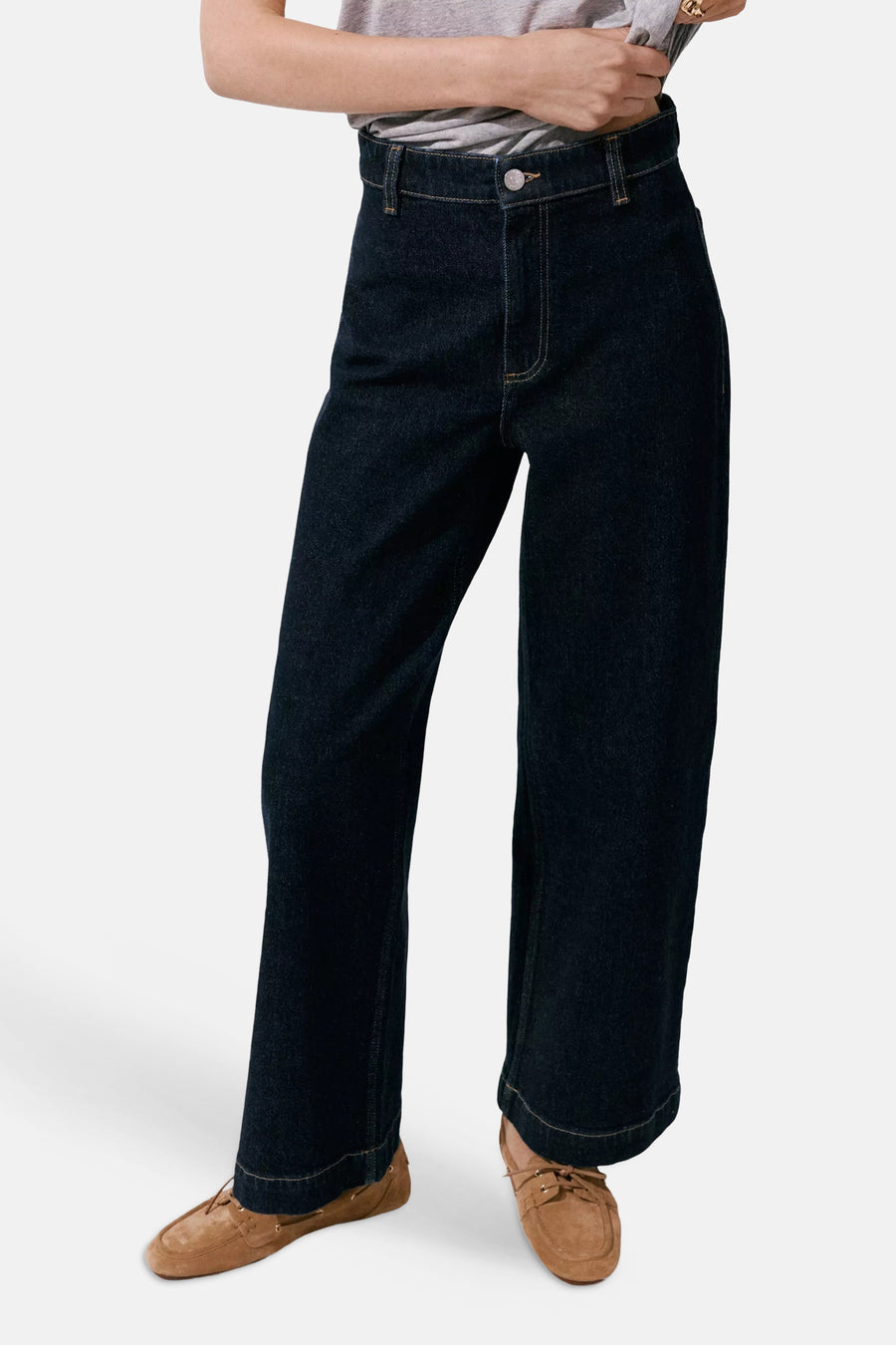 CATHERIN - dark blue denim