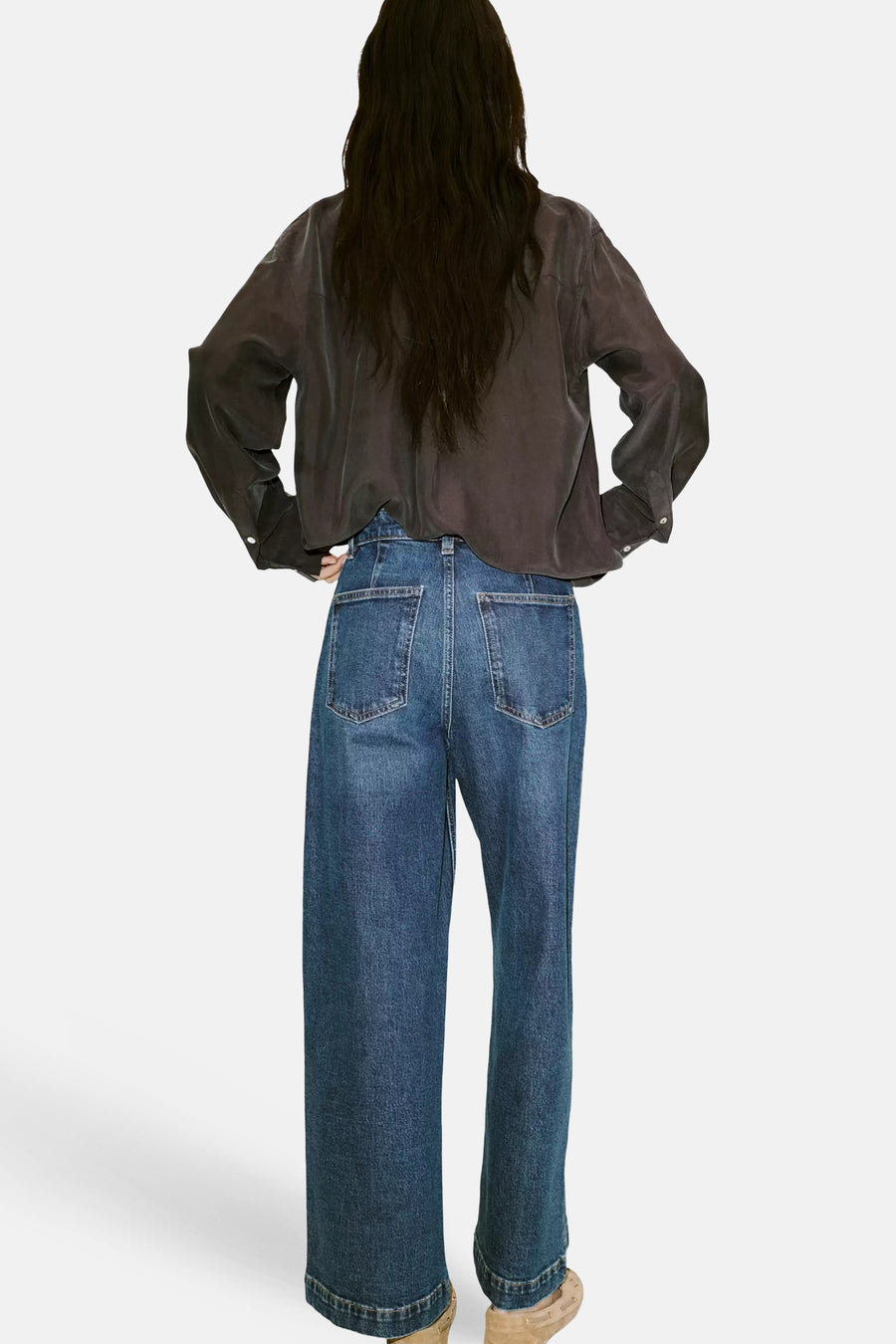 CATHERIN - dark blue denim