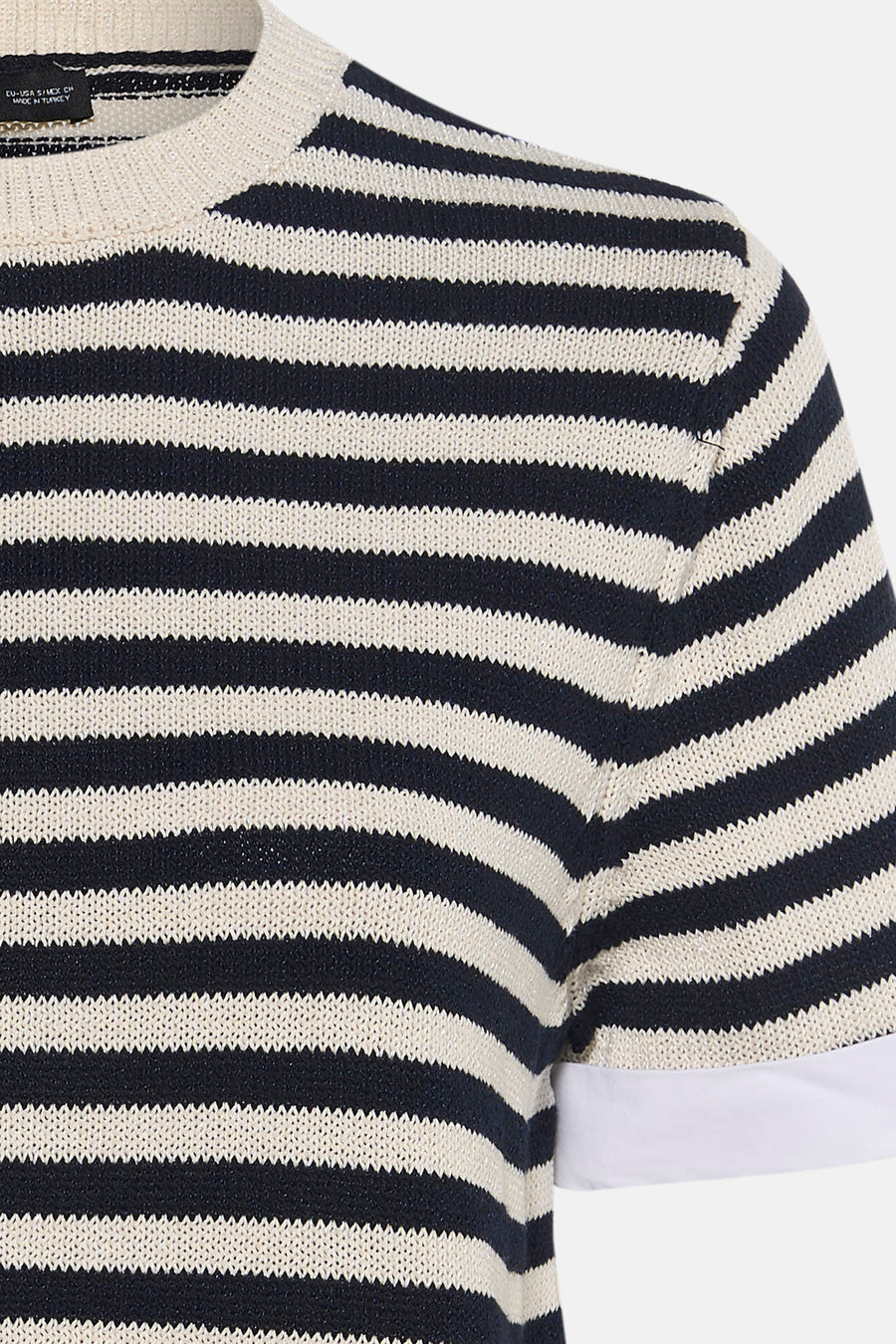 Pull à manches courtes - bleu