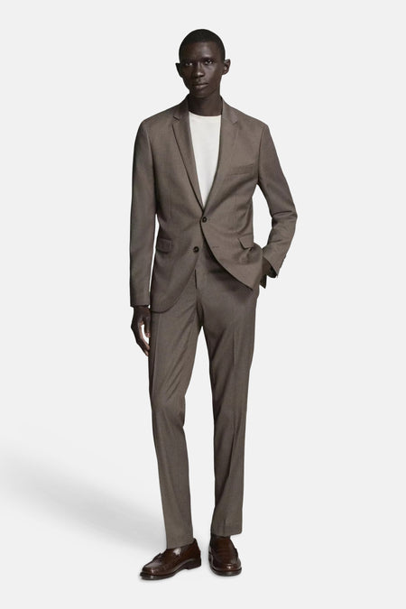 Pantalon de costume - brun
