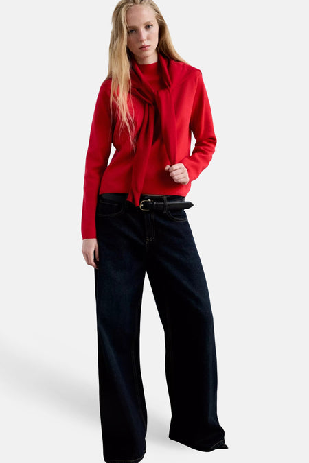 Pull col O brun - MANGO