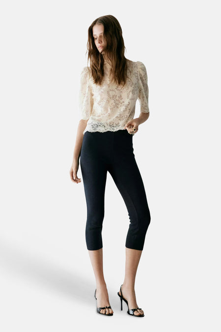 Blouse à manches courtes - écru